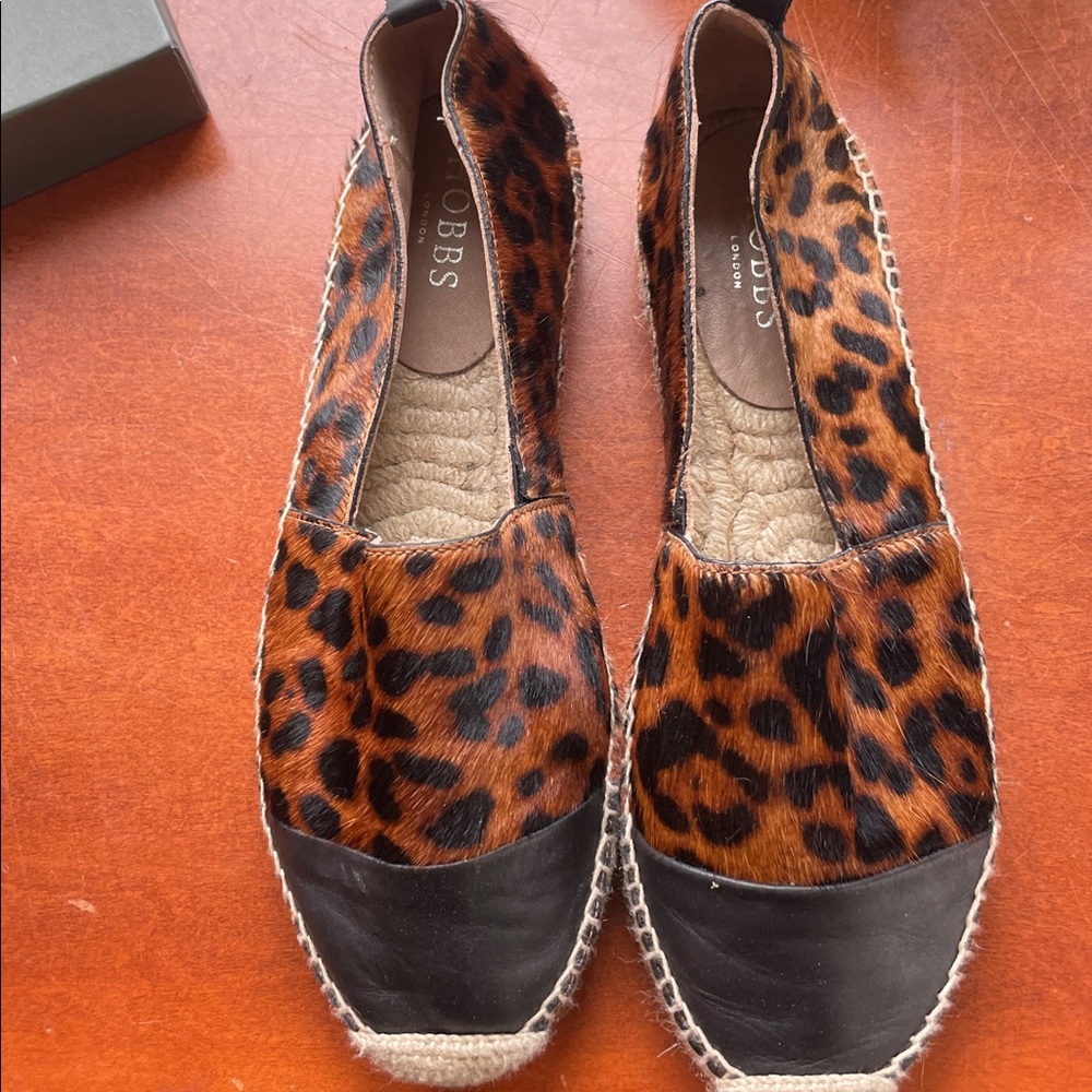 Hobbs Leopard Print Espadrilles
